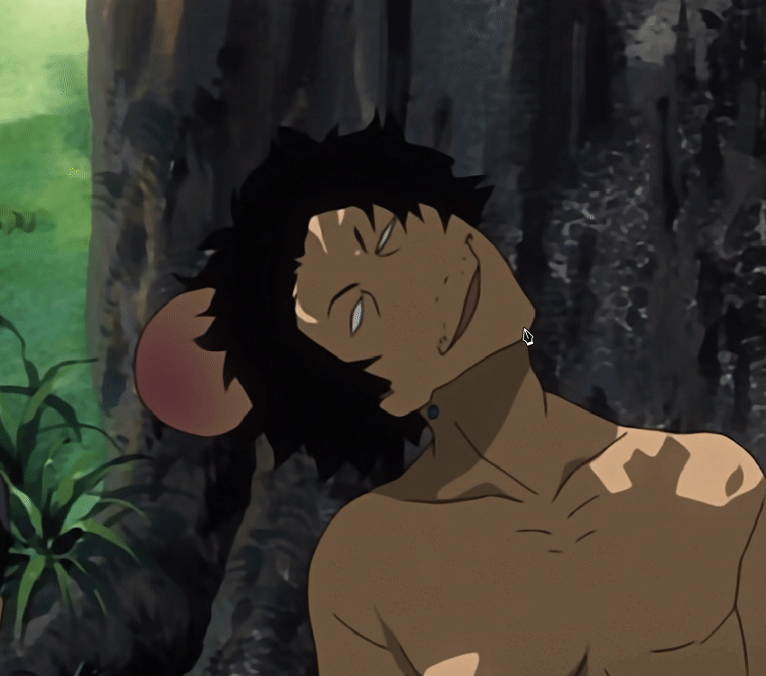 Anime: Samurai Champloo creating a mask with the anchor creation tool